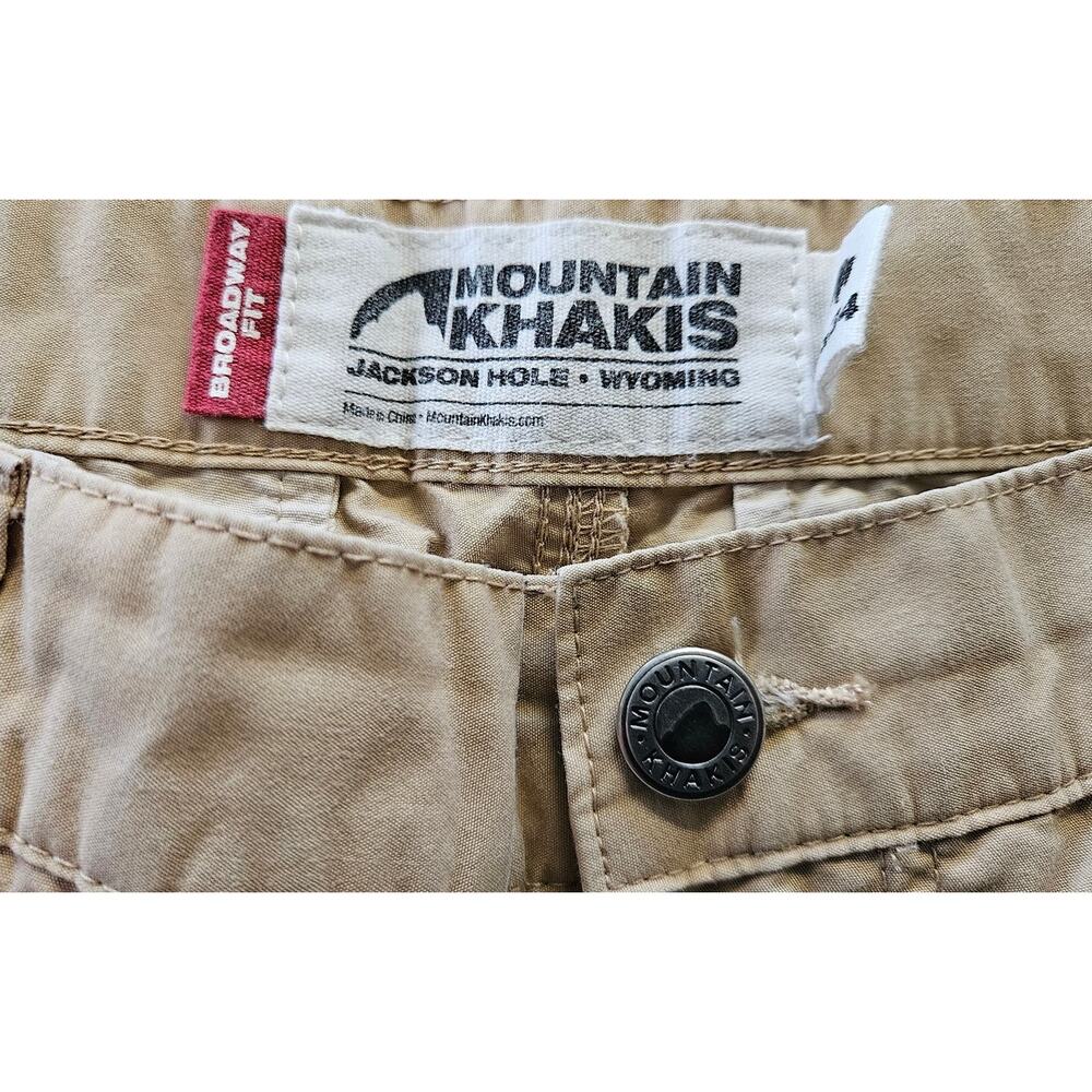 Men's Mountain Khaki MK Beige Pants Broadway Fit 32 x 34 Outdoor Wear - Picture 4 of 9